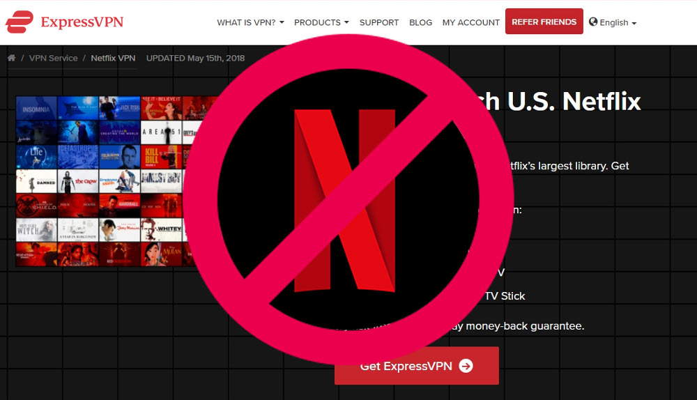 ¿Por qué ExpressVPN no funciona en Netflix?