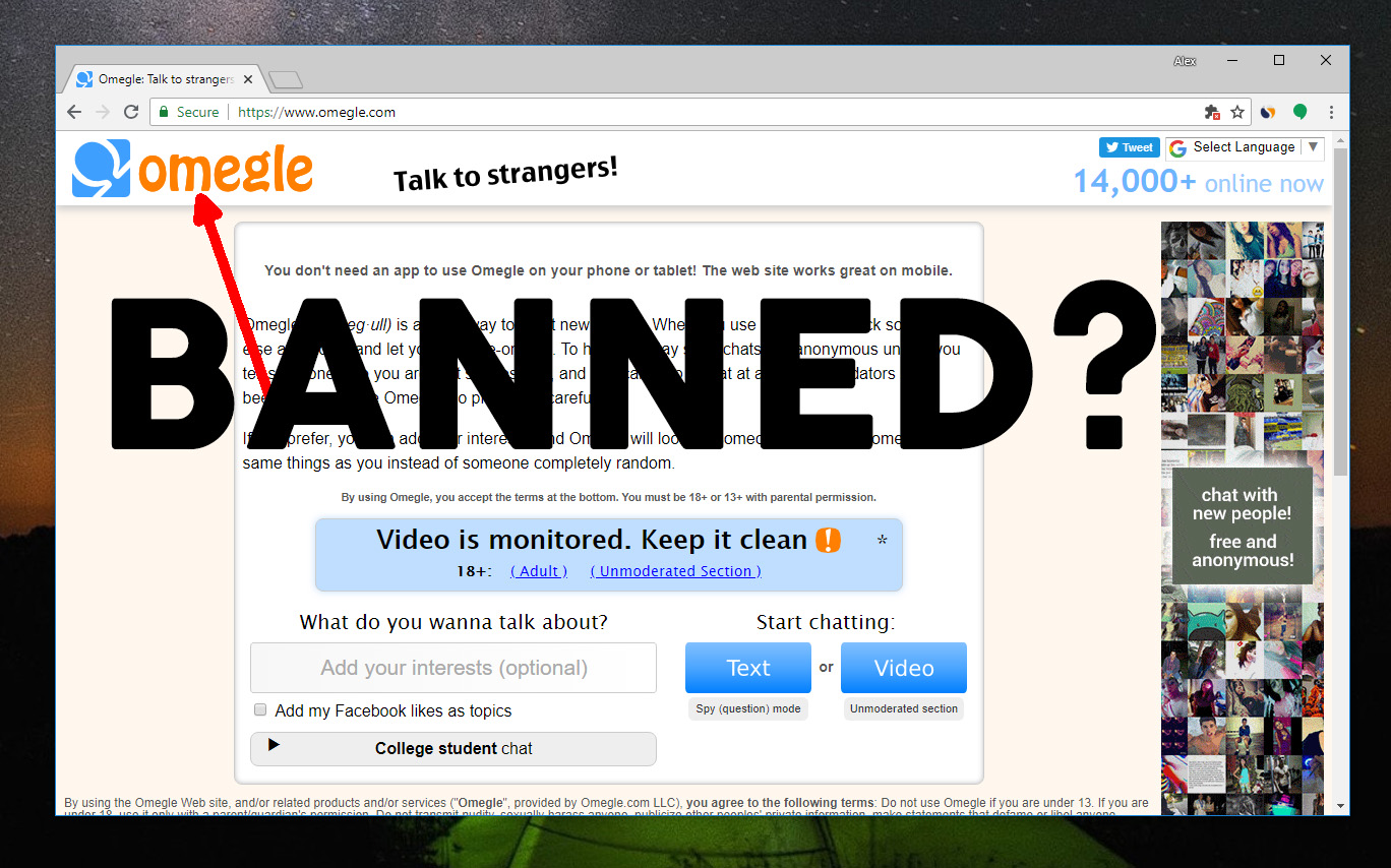 Have you been banned from Omegle? 