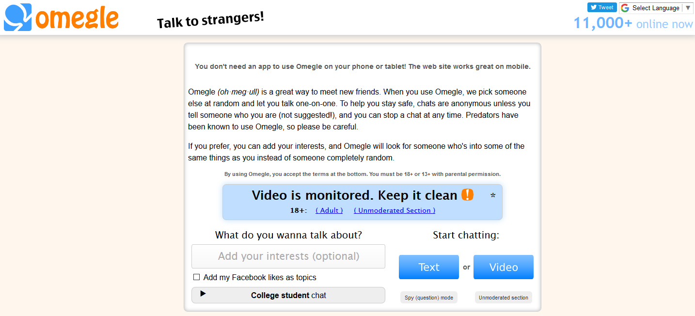 How To Get Banned On Omegle