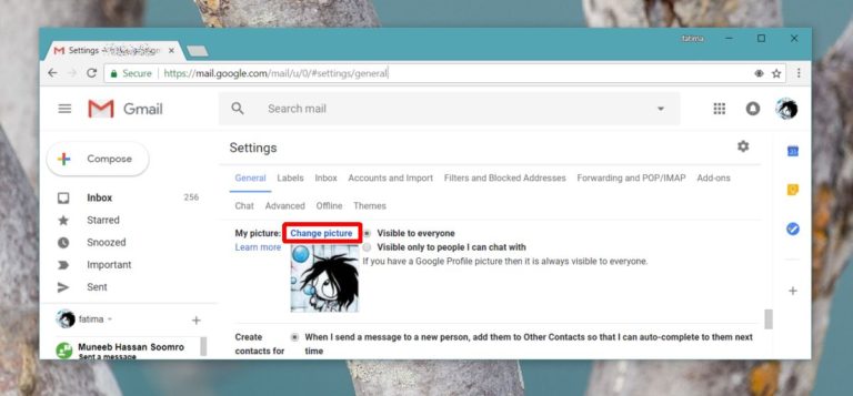 How To Change Your Gmail Profile Picture