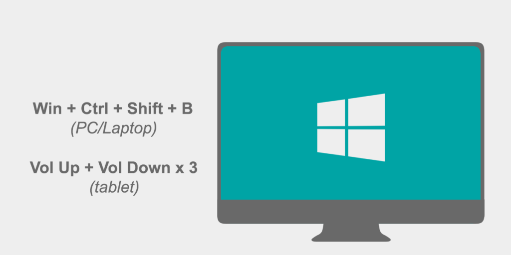 how to fix frozen screen windows 10