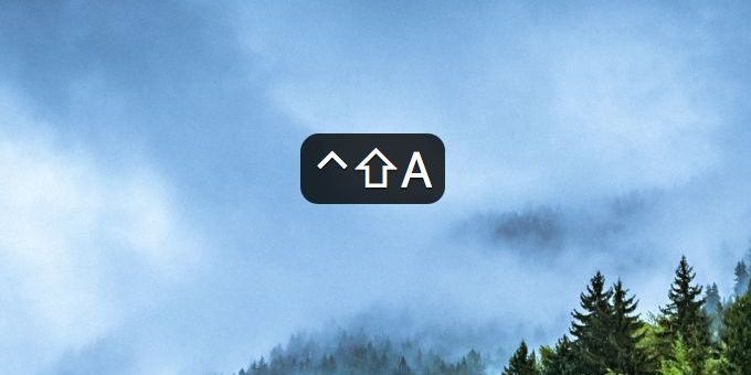 app to show keystrokes on screen mac