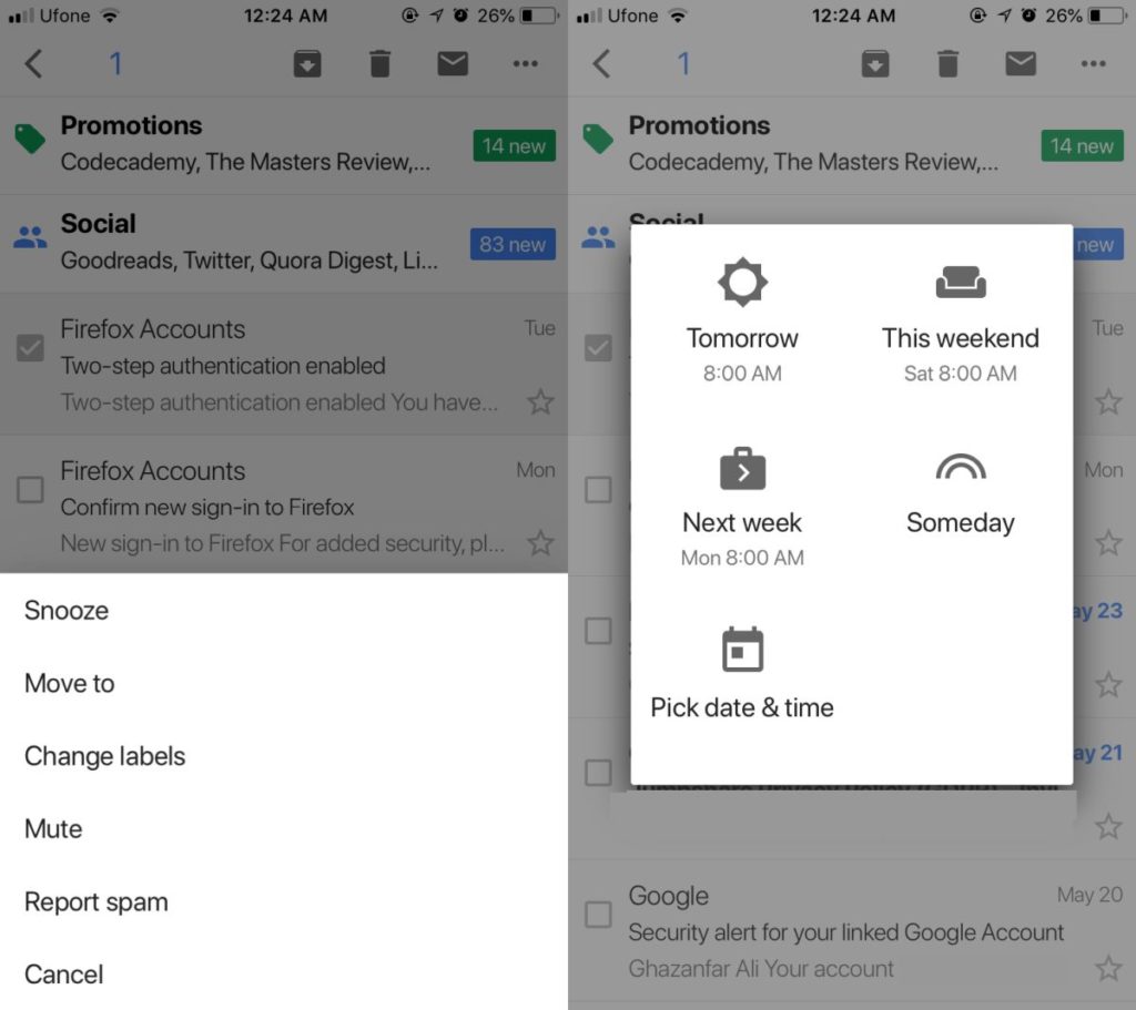How To Snooze Emails In Gmail