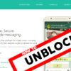 How to unblock Whatsapp