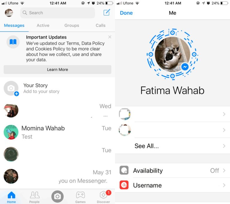 How To Share Your Facebook Messenger Profile Code