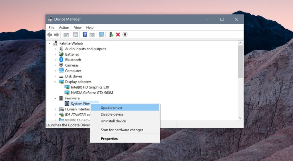 win 10 remove driver update