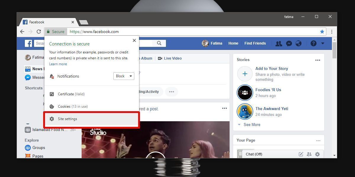 How To Manage Site Settings In Chrome