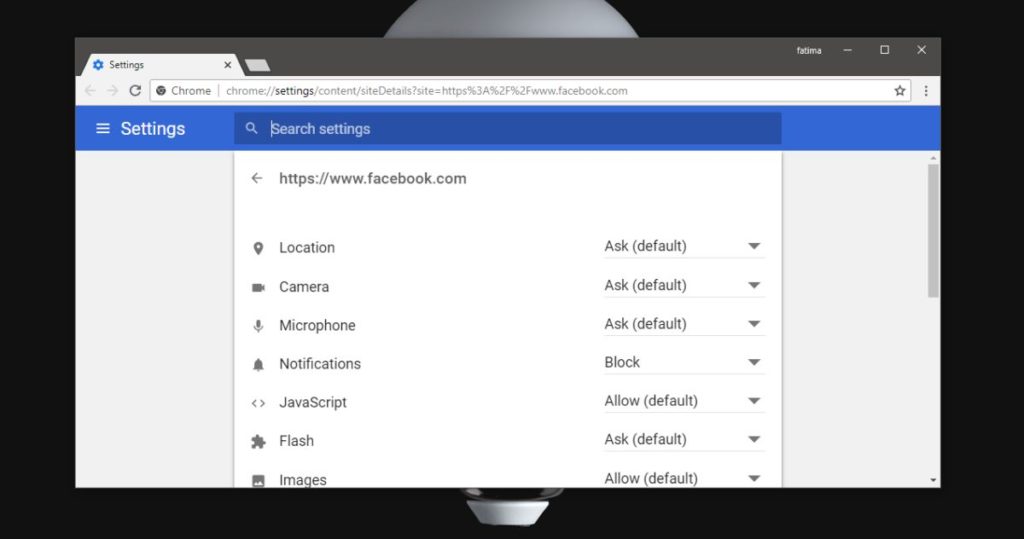 How To Manage Site Settings In Chrome