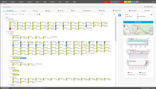Paessler PRTG Server Monitor - Screenshots Paessler PRTG Server Monitor - Screenshots
