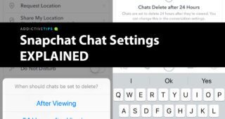 Snapchat chat settings, how to save messages on Snapchat