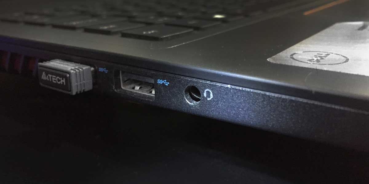 headphone jack not working dell