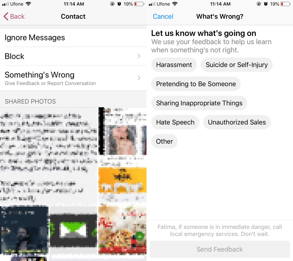 How To Report Messages On Facebook Messenger