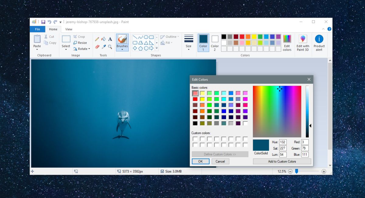 How To Pick A Color From An Image On Windows 10 - How To Mix Colors In Paint 3d