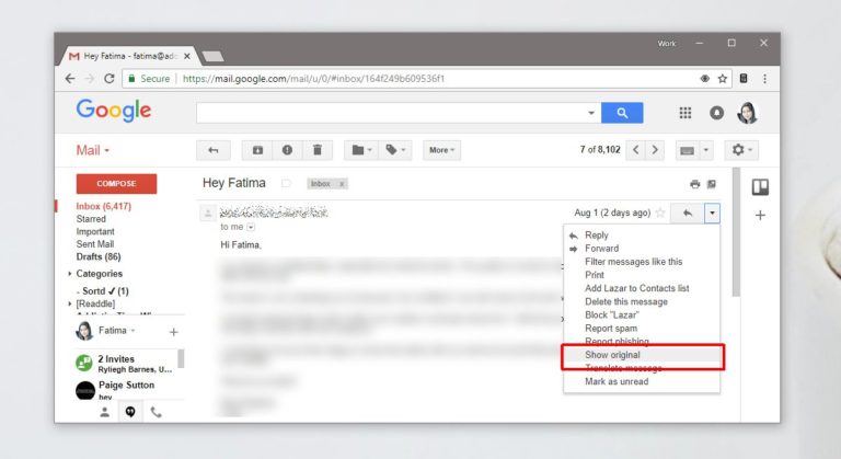 How To Save A Gmail Email As An EML File To Your Hard Drive