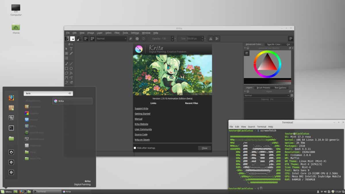 Krita 2.9.x Best Alternative To Photoshop for Ubuntu/Linux Mint - NoobsLab  : r/krita