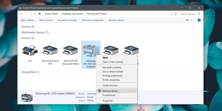 How To Uninstall And Reinstall Canon Printer Windows 10 How To Uninstall A Printer On Windows 10
