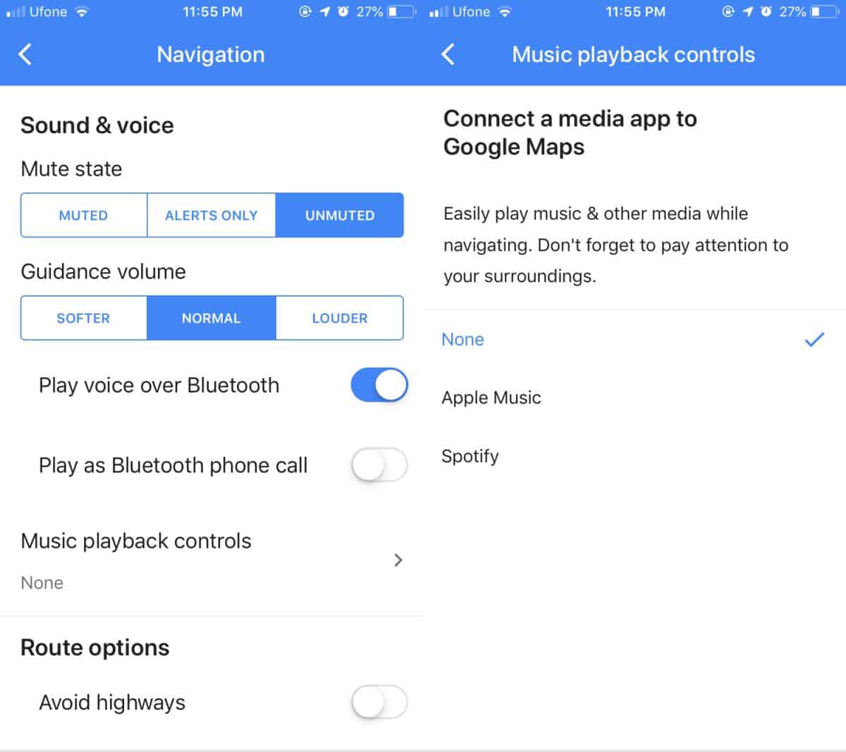 How To Enable Music Controls In Google Maps