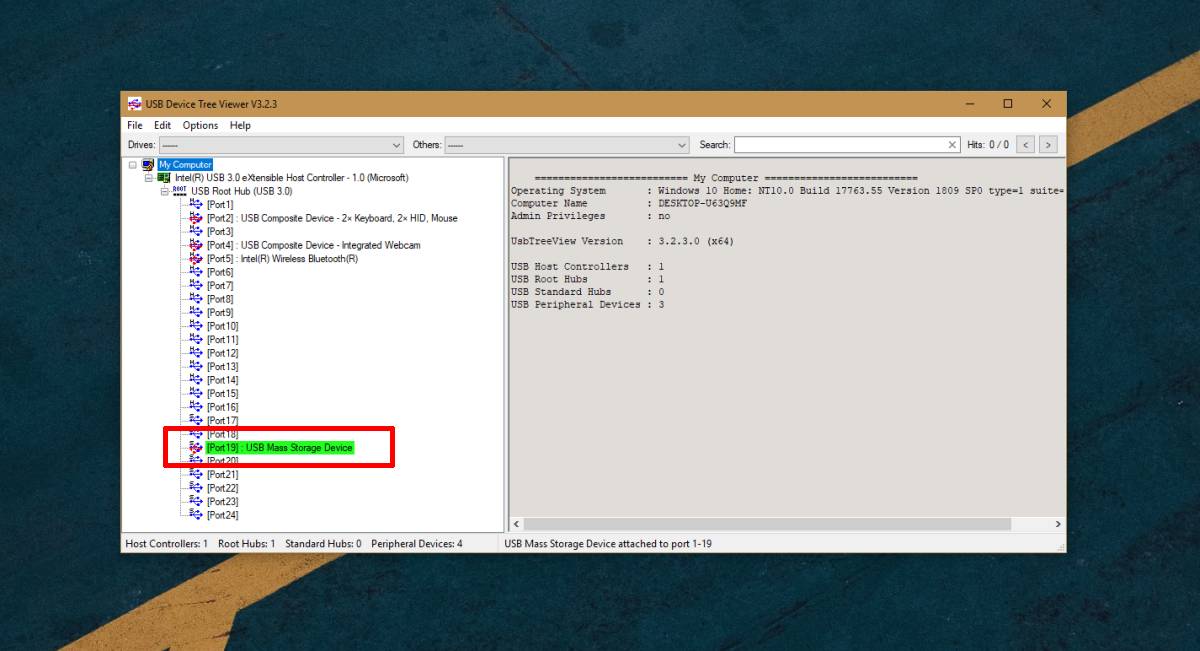 How to check if a is USB or USB 2.0