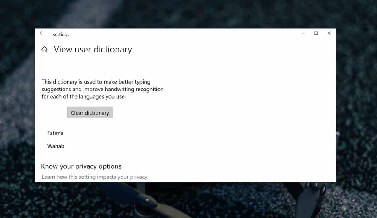How to edit autocorrect and the dictionary on Windows 10
