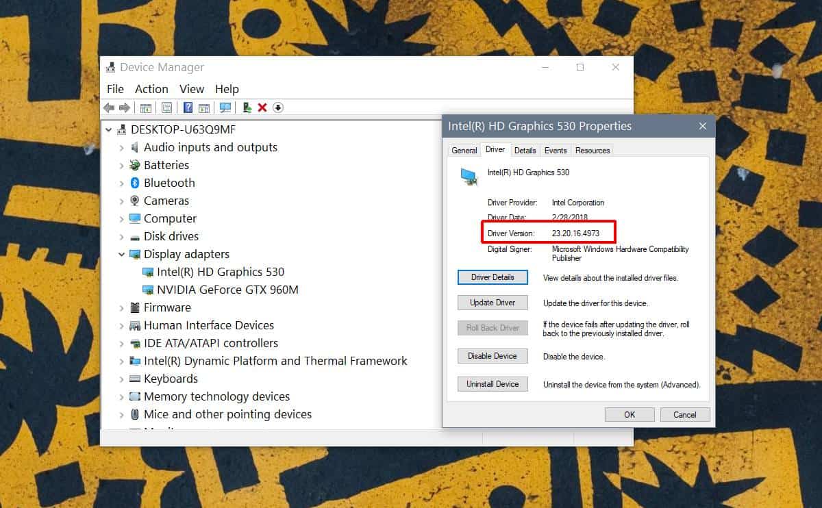 how to update intel driver version