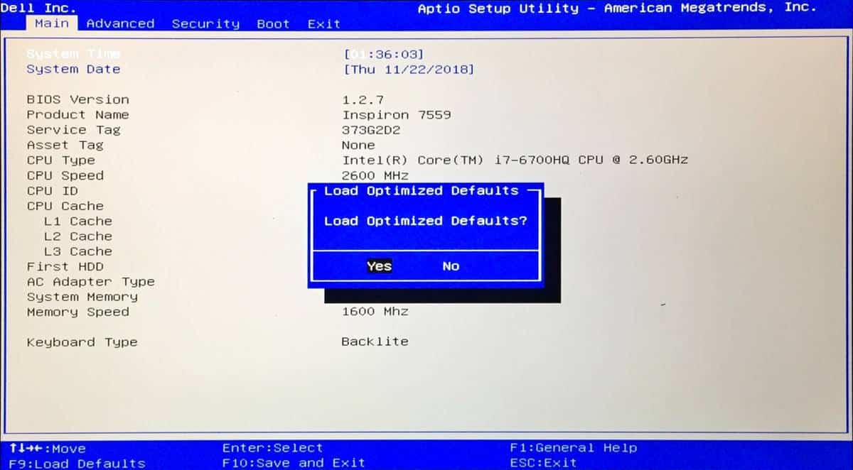 Does resetting BIOS erase data?