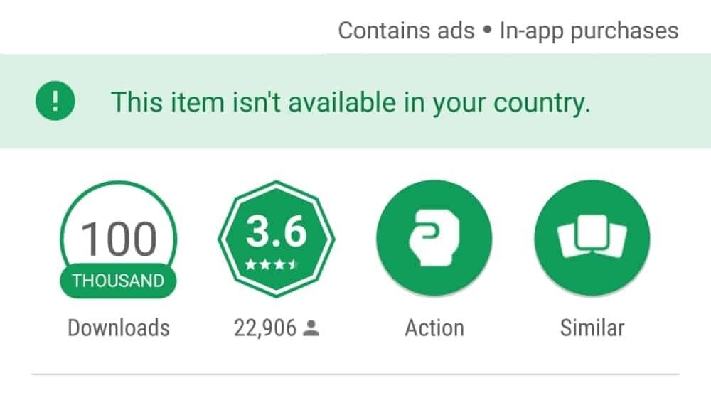 How to Fix "This Item Isn’t Available in Your Country" on Google Play