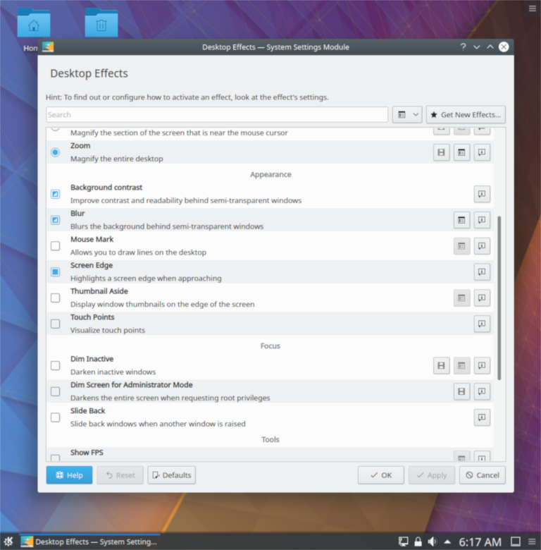How to speed up the KDE Plasma 5 Desktop