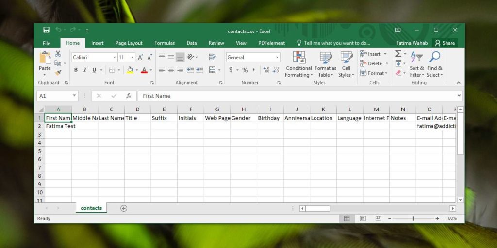 convert csv contacts file to vcf