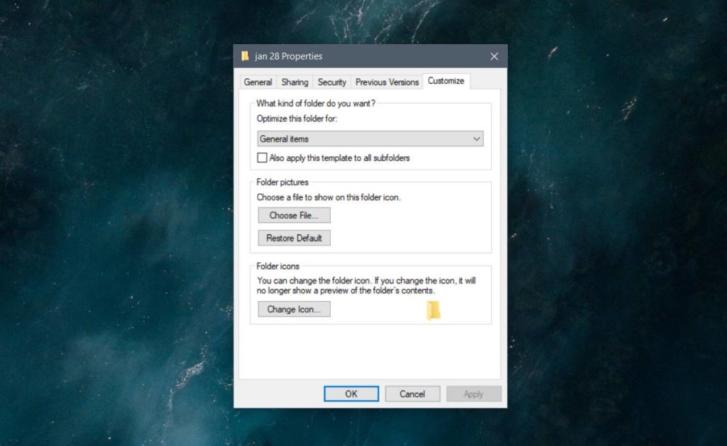 How to set a folder image on Windows 10