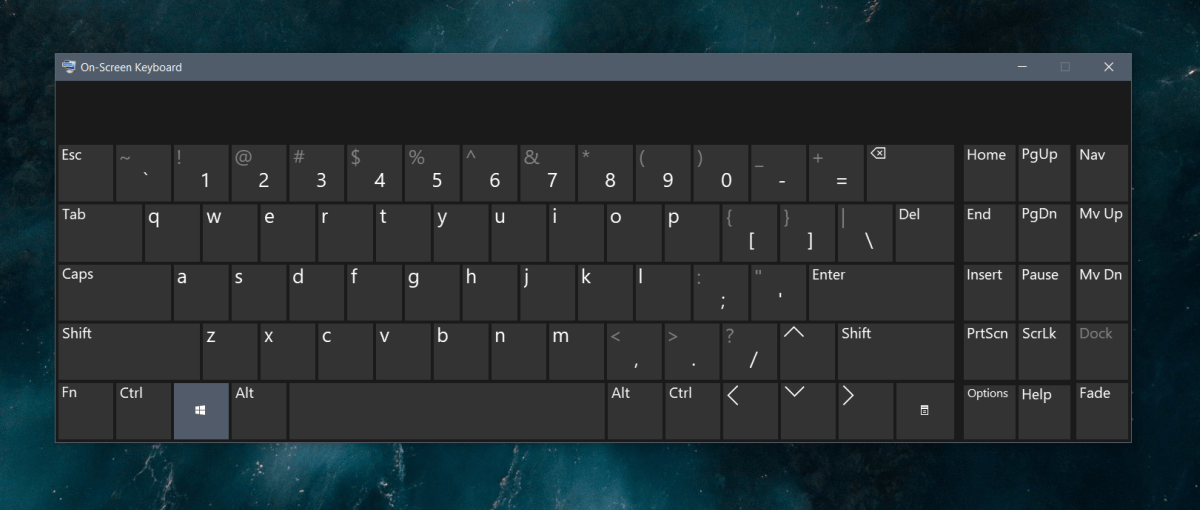 virtual keyboard windows 10 not working