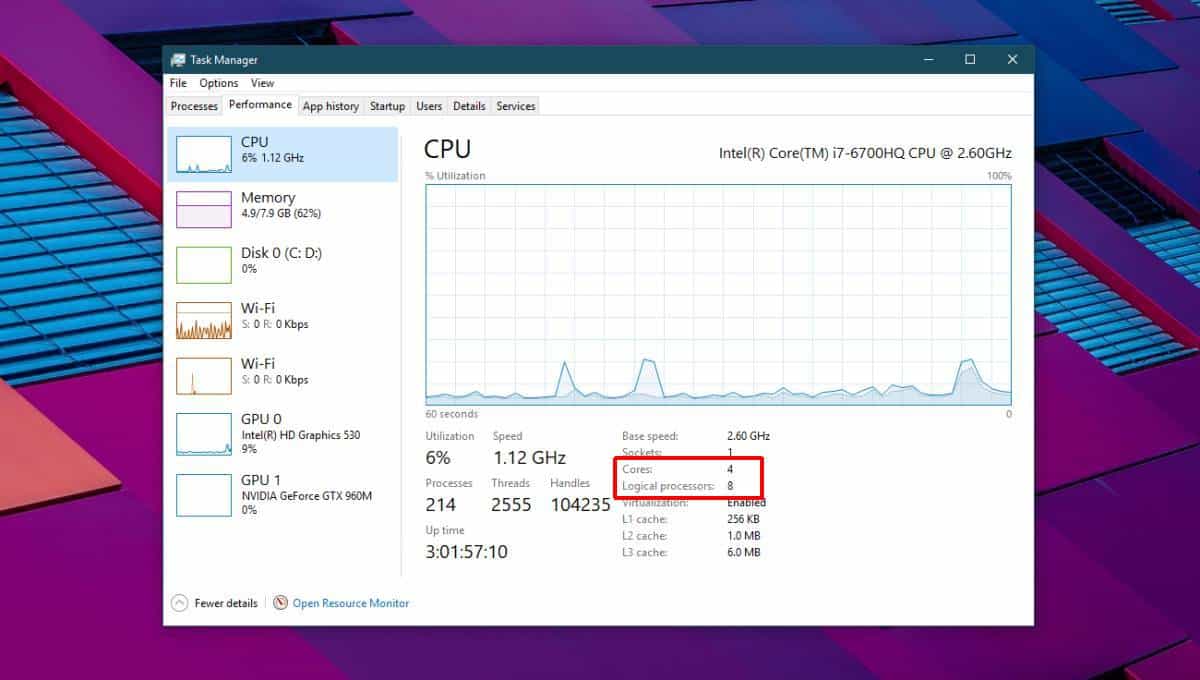 chant indarbejde hundehvalp How to check CPU Core count on a Windows 10 PC