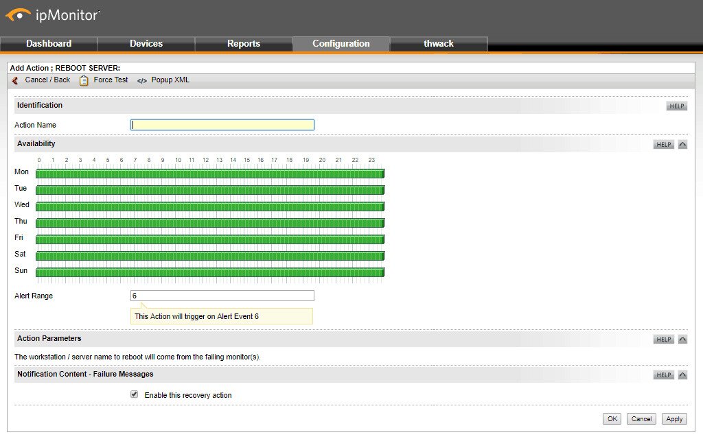SolarWinds ipMonitor - Automation