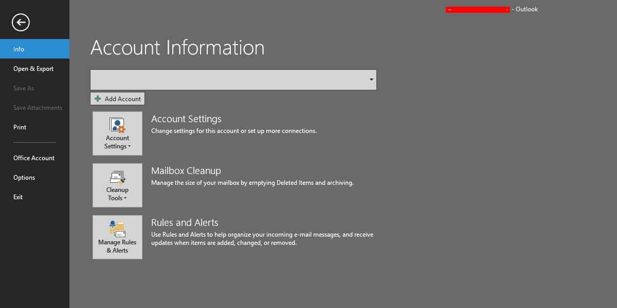 how to add microsoft account to outlook