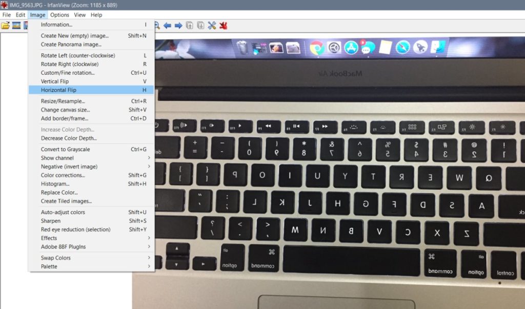 How to mirror/flip photos on Windows 10