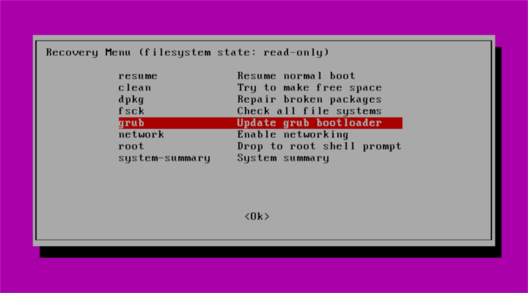 How to use recovery mode on Ubuntu