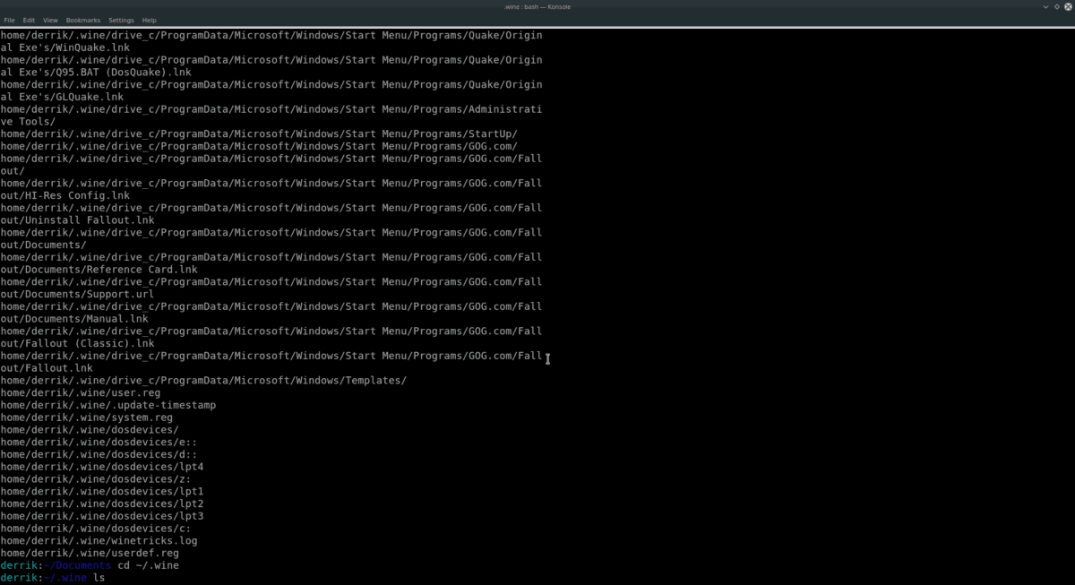 How to back up Wine settings on Linux