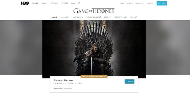 Dove Guardare Game Of Thrones 8 Gratis