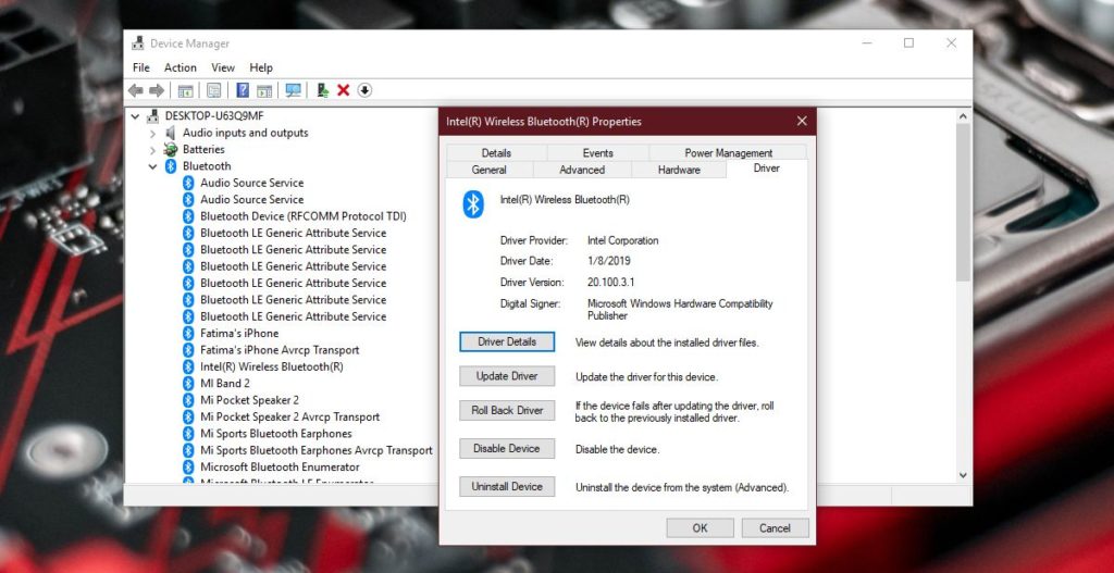 How to fix Bluetooth missing after upgrade on Windows 10