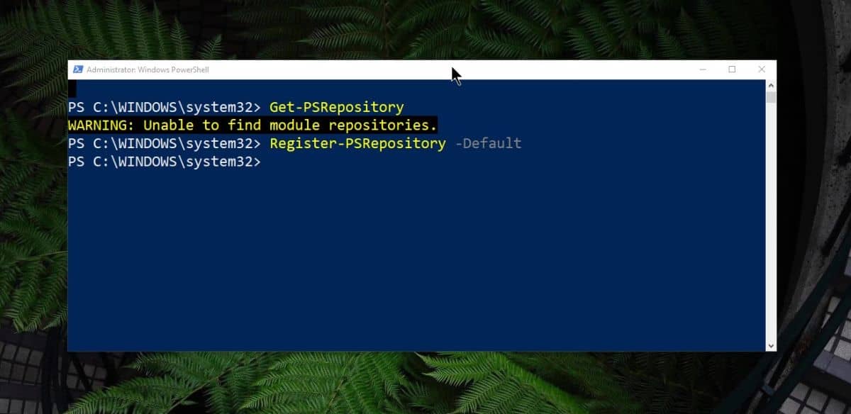 How To Fix 'Unable To Find Module Repositories' Error In Powershell On  Windows 10