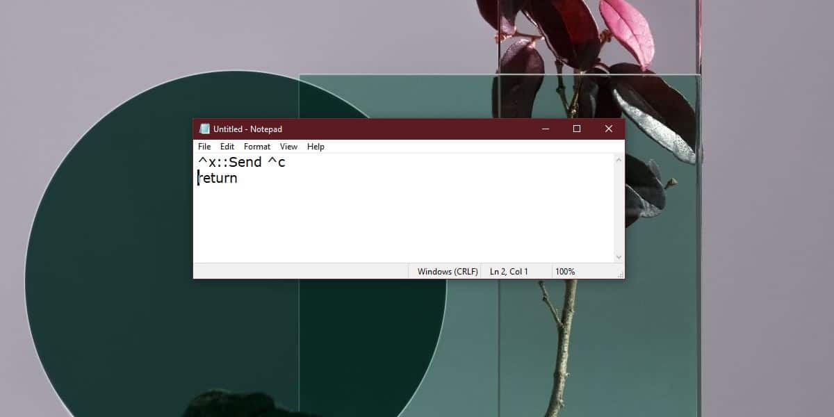 How to change a default keyboard shortcut on Windows 10