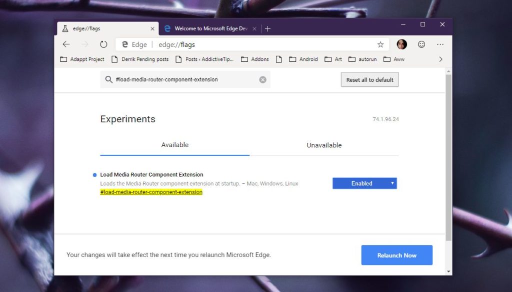 How to enable Chromecast support in Chromium Edge on Windows 10