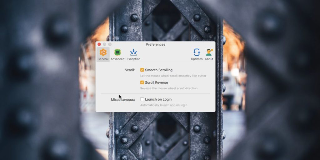 How to set different scroll direction for mouse and trackpad on macOS