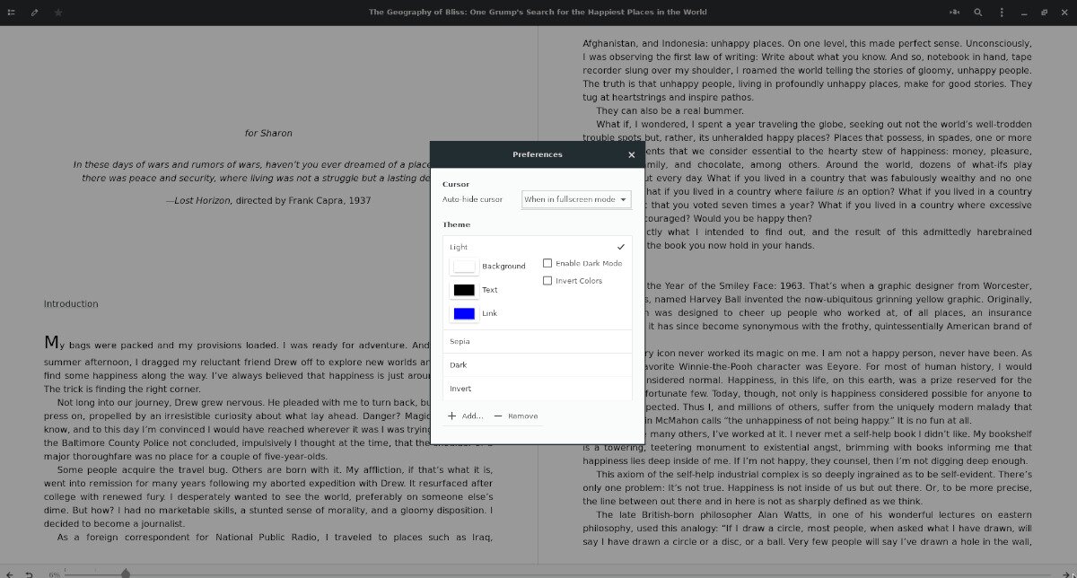 How to set up the Foliate eBook reader on Linux