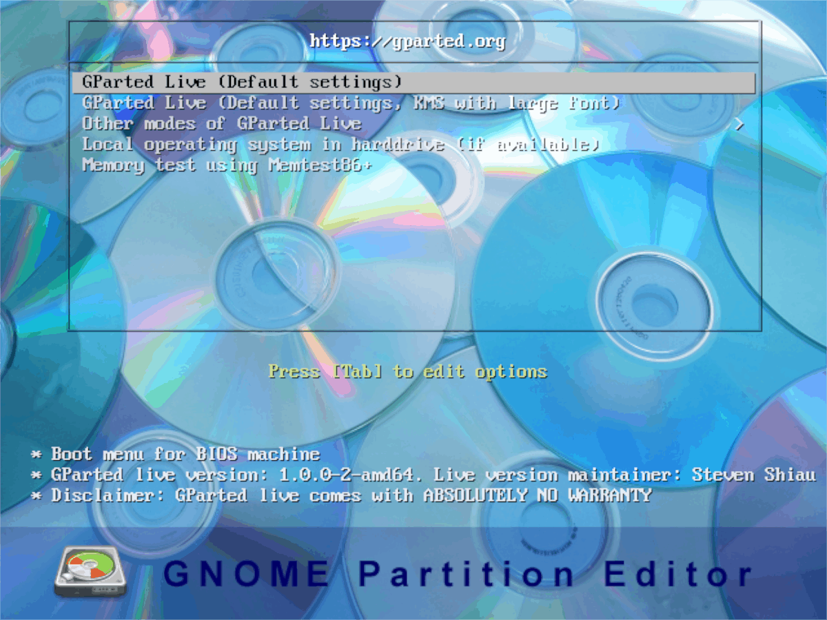 Gparted Image How to clone a Linux Hard Drive with Gparted
