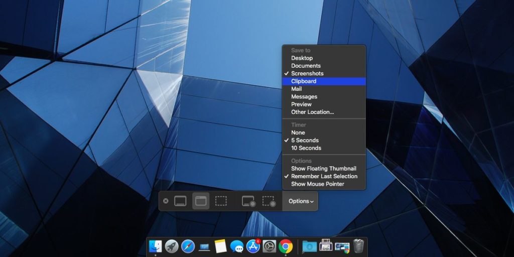 macos screen capture to clipboard