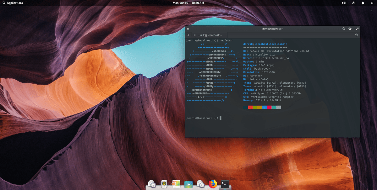 elementary os desktop environment