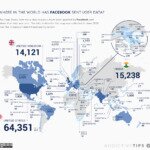 Facebook user data granted map