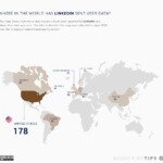 Linkedin user data granted map