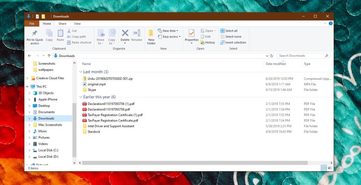 windows 10 downloads folder not responding