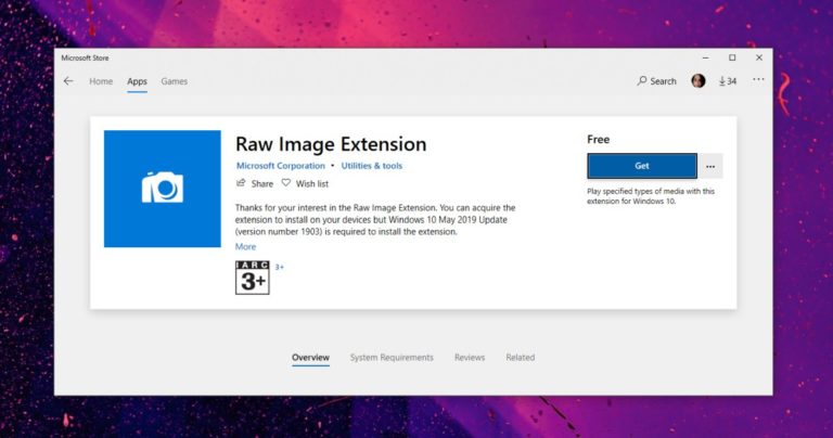 How to enable thumbnail previews for RAW images on Windows 10